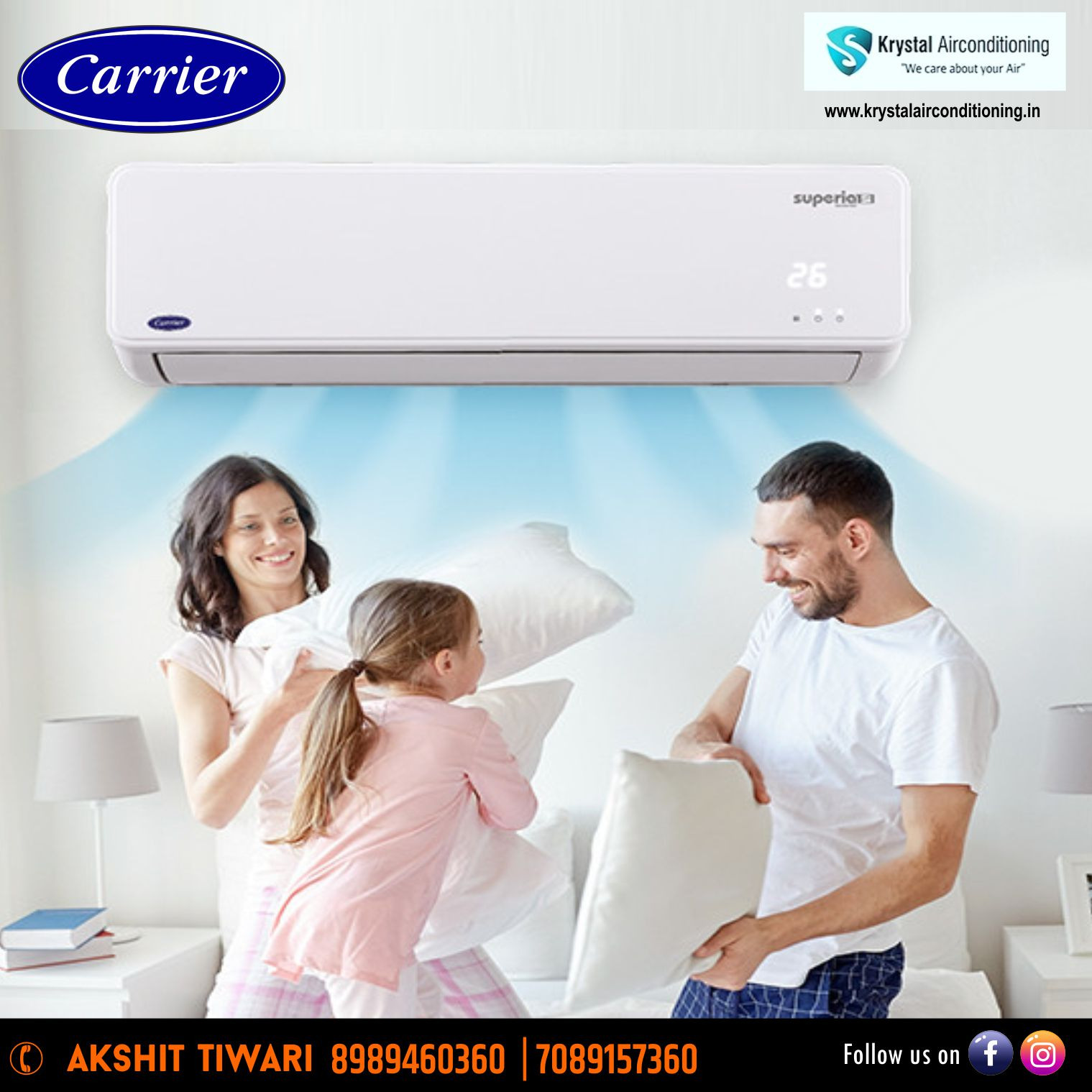 Best Carrier Split AC dealer Indore